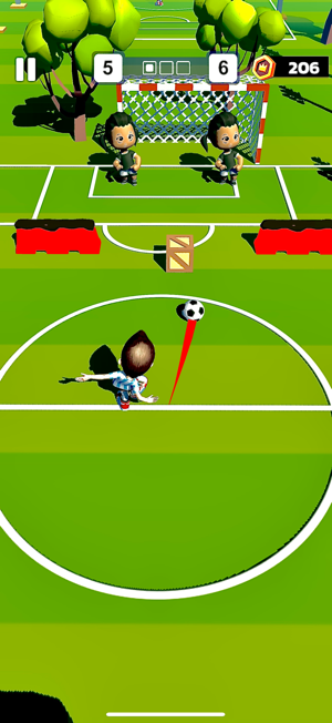 Soccer football kick gamesiPhone版截图4