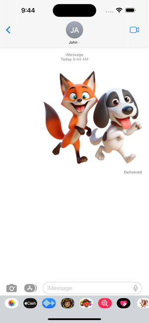 Fox and Hound StickersiPhone版截图4