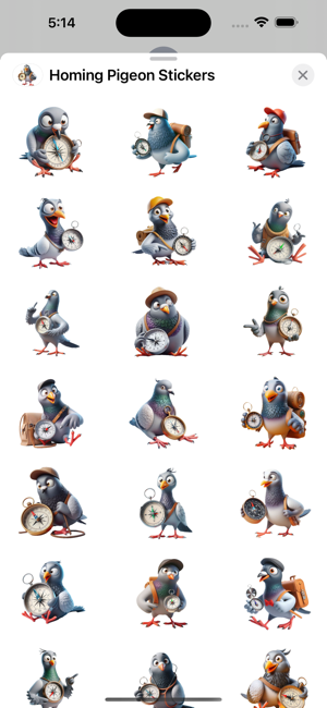 Homing Pigeon StickersiPhone版截图1