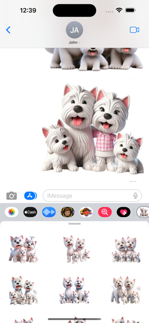 Westie Family StickersiPhone版截图5