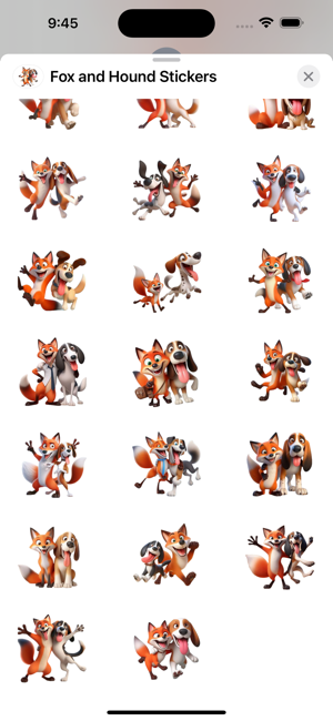 Fox and Hound StickersiPhone版截图3