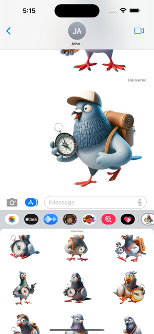 Homing Pigeon StickersiPhone版截图5