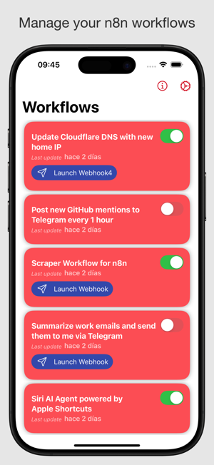 My Workflows ManageriPhone版截图1