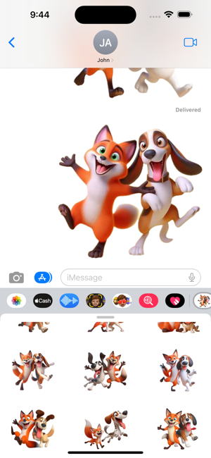 Fox and Hound StickersiPhone版截图5