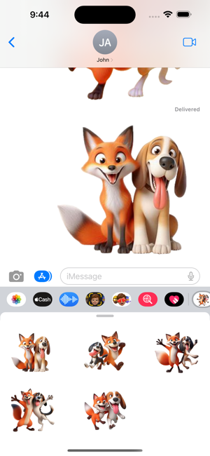 Fox and Hound StickersiPhone版截图6