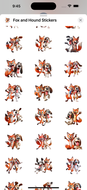 Fox and Hound StickersiPhone版截图2