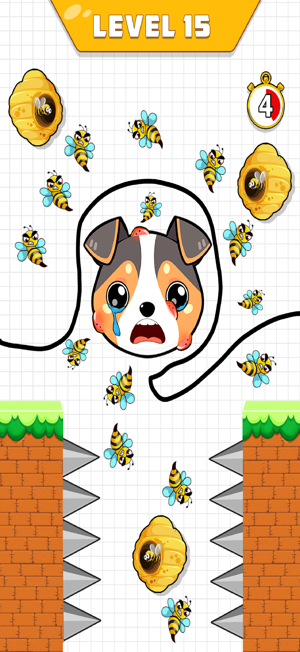 Save The Dog vs Bee GameiPhone版截图2