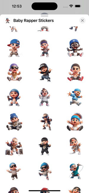 Baby Rapper StickersiPhone版截图2