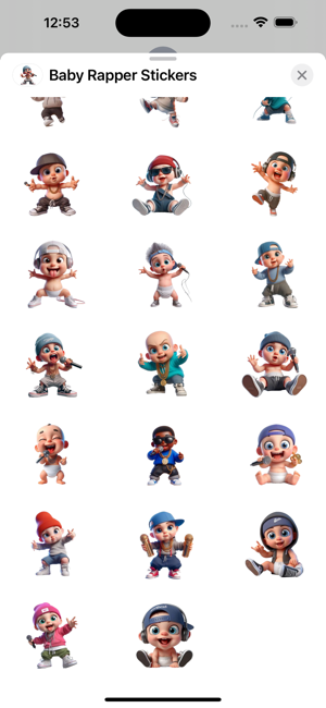 Baby Rapper StickersiPhone版截图3