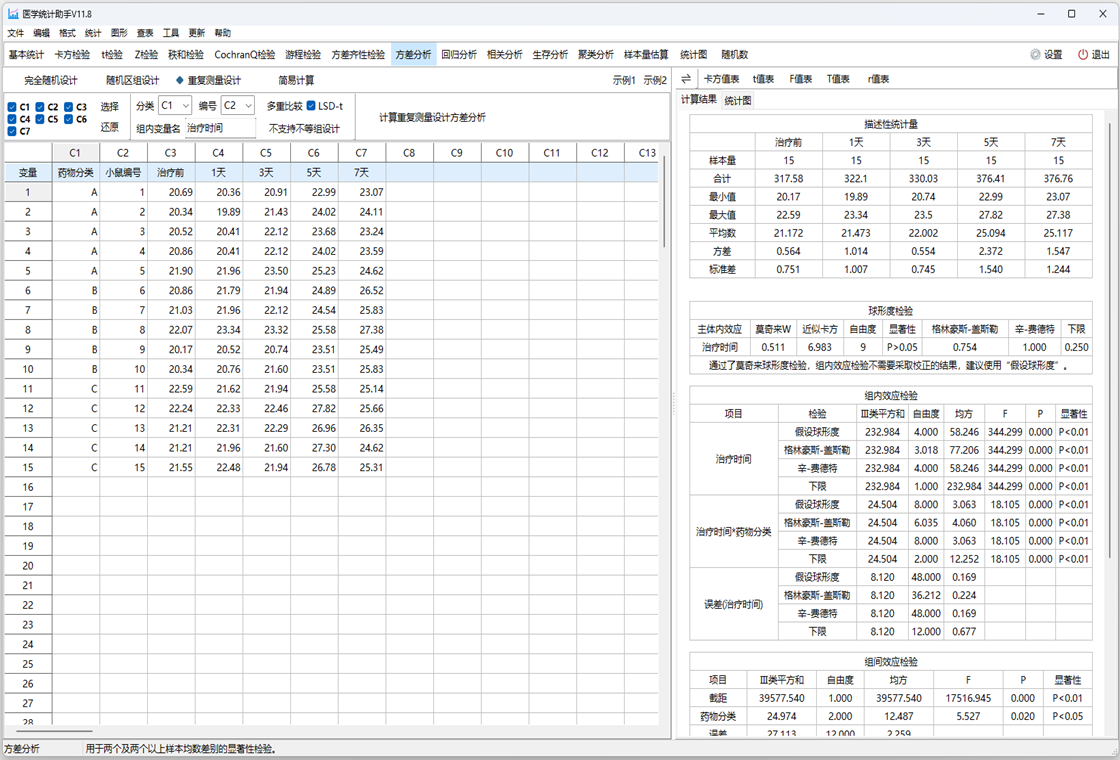 医学统计助手(SPSSMED)PC版截图4
