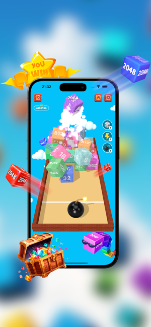 Cube Clash: 3D Block BattleiPhone版截图2