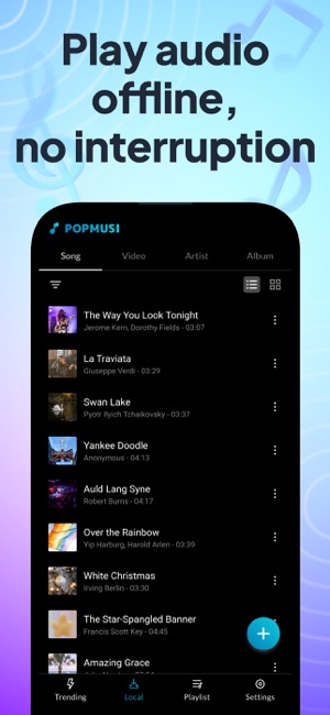 POPMusic: MP3 Player, OfflineiPhone版截图5