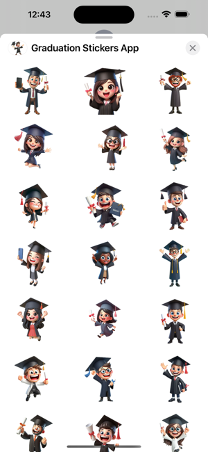 Graduation Stickers AppiPhone版截图1