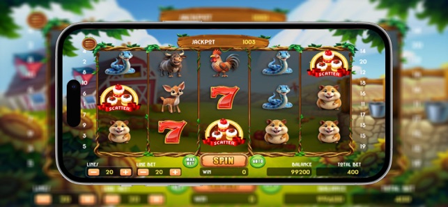 Lucky Animal Slots MachineiPhone版截图2