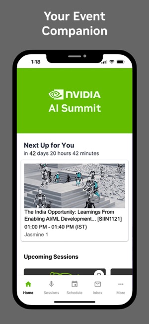 NVIDIA AI Summit IndiaiPhone版截图1