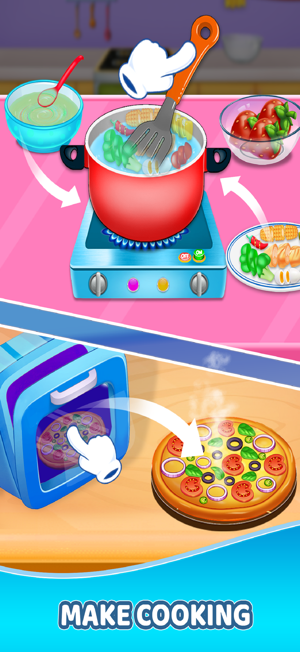 Kitchen Toy Kit Cooking GamesiPhone版截图3