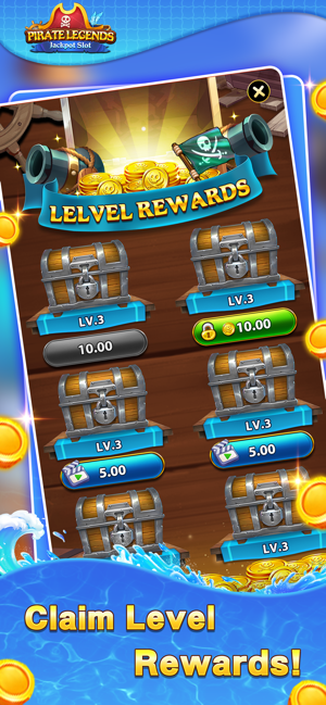 Pirate Legends:Jackpot SlotiPhone版截图4