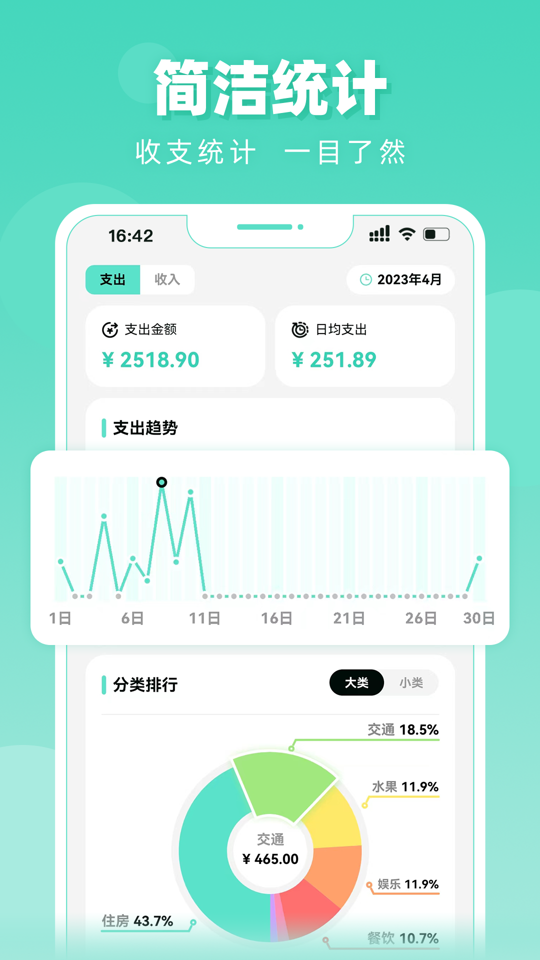 可乐记账鸿蒙版截图5