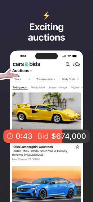 Cars & BidsiPhone版截图2