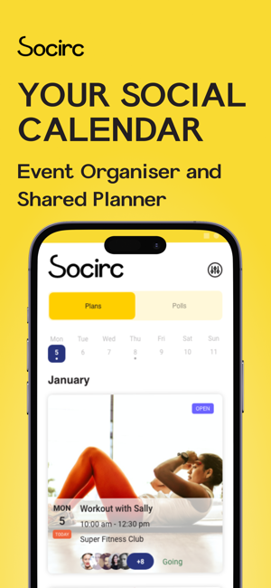 Socirc－joint social calendariPhone版截图2