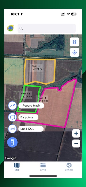 GPS Fields areas measureiPhone版截图2