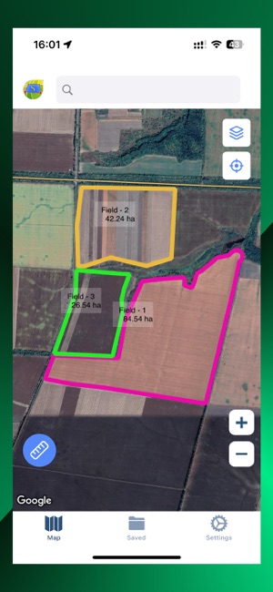 GPS Fields areas measureiPhone版截图1