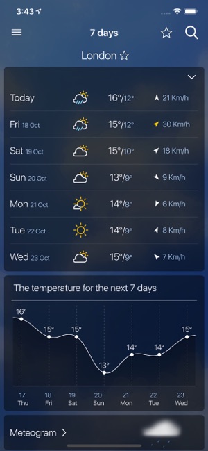 NoAdsMeteoiPhone版截图2