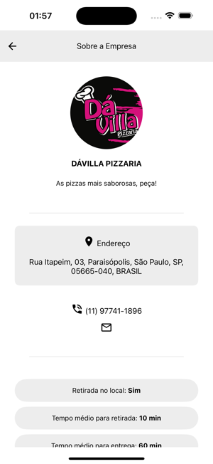 Davilla PizzariaiPhone版截图2