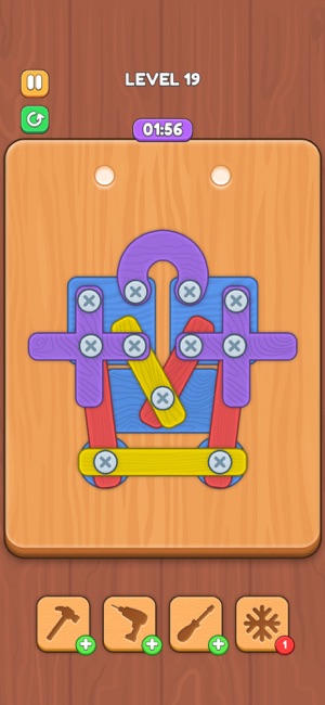 Screw Jam Puzzle: Nuts & BoltsiPhone版截图6