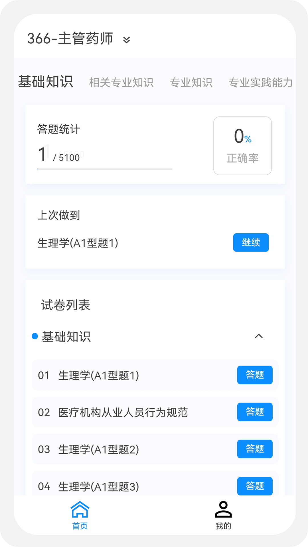 主管药师原题库截图4