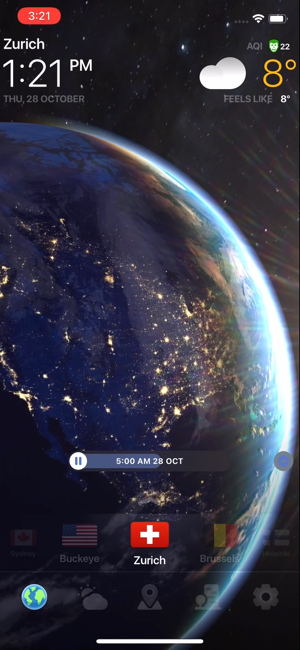 天气 3D EARTHiPhone版截图1