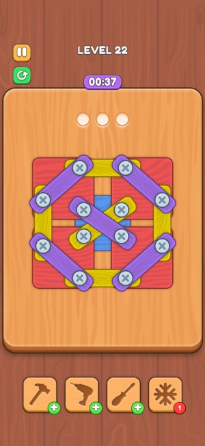 Screw Jam Puzzle: Nuts & BoltsiPhone版截图4