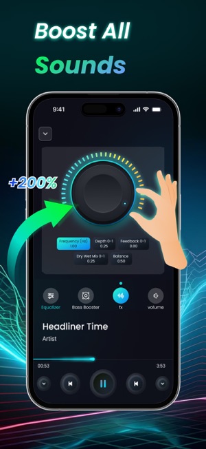 Bass Booster & Equalizer MusiciPhone版截图3