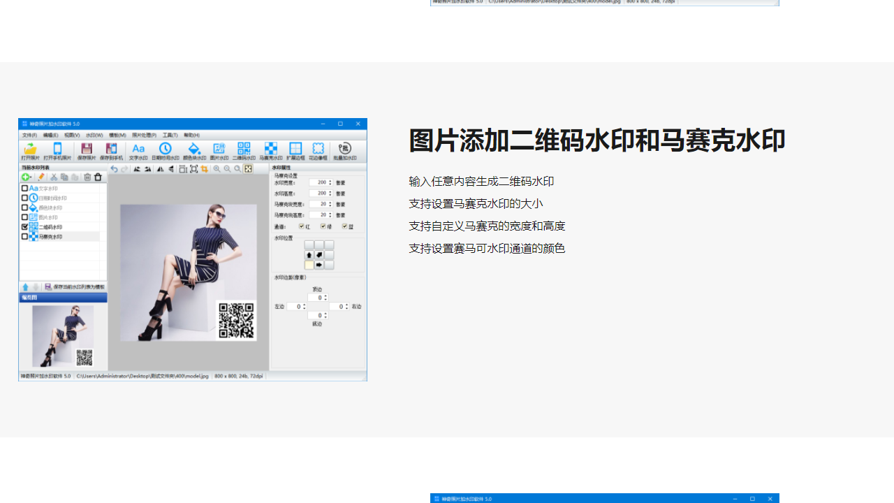 神奇照片加水印软件PC版截图2