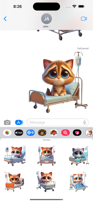 Sick Kitten StickersiPhone版截图6