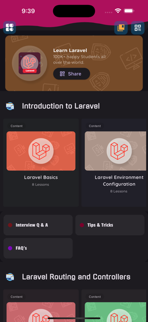 Learn Laravel frameworkiPhone版截图2