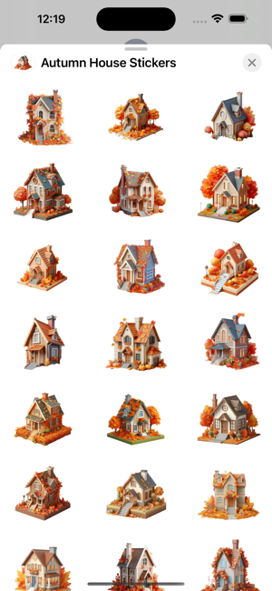 Autumn House StickersiPhone版截图1