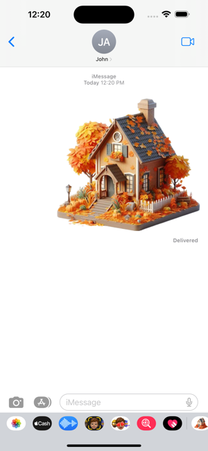 Autumn House StickersiPhone版截图4