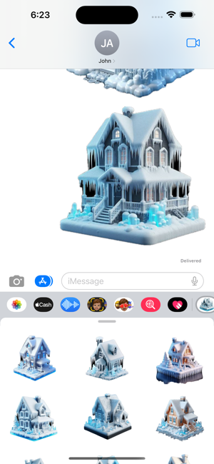 Icy House StickersiPhone版截图5