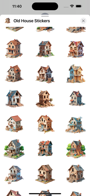 Old House StickersiPhone版截图2