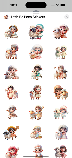 Little Bo Peep StickersiPhone版截图1