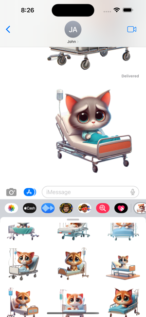 Sick Kitten StickersiPhone版截图5