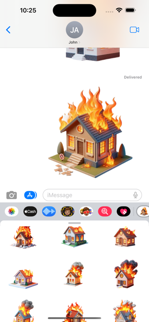 Burning House StickersiPhone版截图6