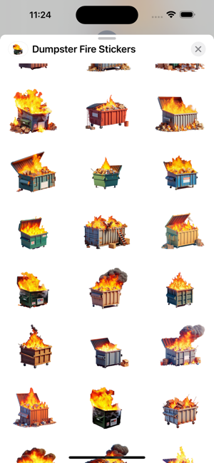 Dumpster Fire StickersiPhone版截图2