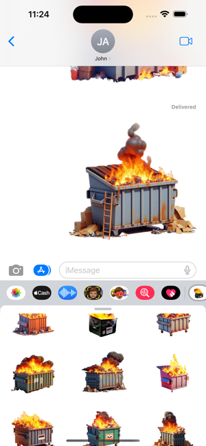 Dumpster Fire StickersiPhone版截图5