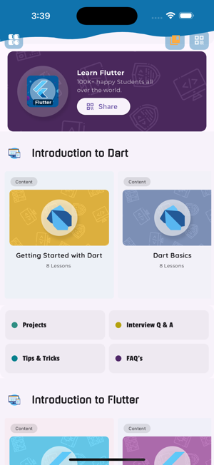 Learn Dart and Flutter CodingiPhone版截图1