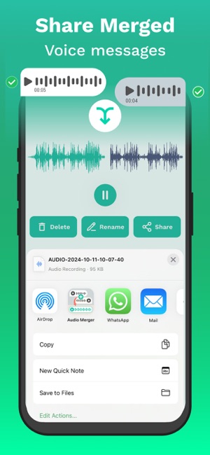 Voice Note MergeriPhone版截图5