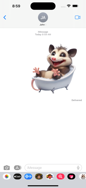 Opossum Bath StickersiPhone版截图4