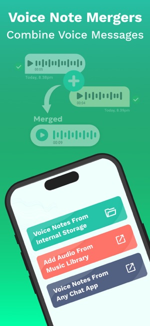 Voice Note MergeriPhone版截图1