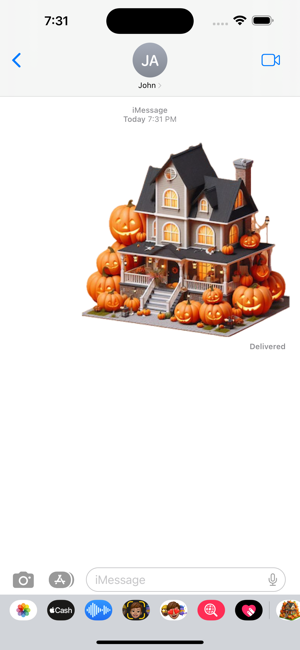 Halloween House StickersiPhone版截图4